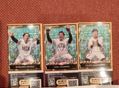 福岡ソフトバンクホークス タカコレ カード 3枚セット大津投手、津森投手牧原選手