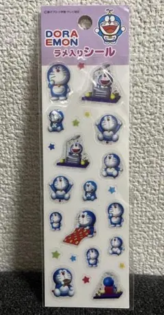 ドラえもん ラメ入りシール 平成レトロ 昭和レトロ 当時物