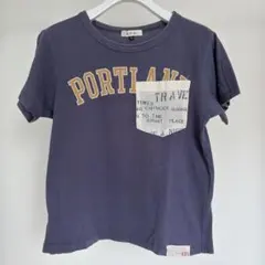 F.O.U ポケット付き ネイビー Tシャツ 150のサムネイル