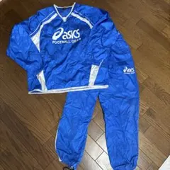 asics ピステ上下セット 青