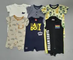 70サイズベビー服セット（ロンパース・カバーオール）