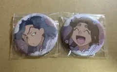 忍たま乱太郎 百面相缶バッジ 寝巻き姿の段 綾部喜八郎 平滝夜叉丸