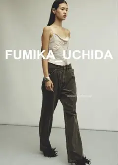 FUMIKA UCHIDA 新品　サテン　パンツ　フミカ ウチダ 美品 23AW FUMIKA UCHIDA フミカウチダ キルティング サテン