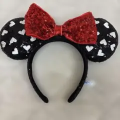 ミニー耳デザイン カチューシャ スパンコール