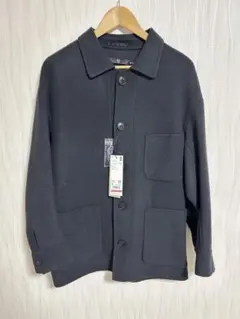 ユニクロ　プラスJ ウールブレンドオーバーサイズシャツジャケット