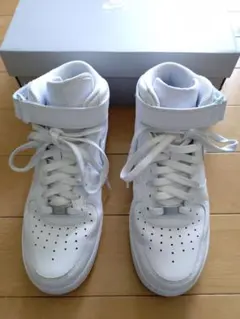 ナイキエアフォース1ミッド　ホワイト27cm