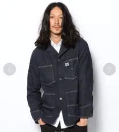 美品　ヒステリックグラマー　ジョグデニム　カバーオール　デニムジャケット　M