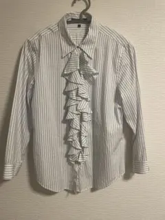 allureville THOMAS MASONフリルシャツ 青 高級綿素材 allureville THOMAS MASONフリルシャツ 青 高級綿素材 - メルカリ