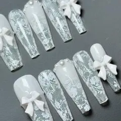 ♡Lace nail tips♡
