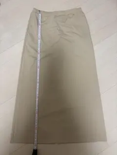 UNIQLO エアリズム　ベージュ ロングスカート