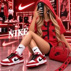 NIKEロング丈細身半袖トレーナーパーカーめちゃくちゃかっこい