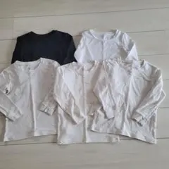 ユニクロ 極暖 長袖 ヒートテック 5枚セット (110)