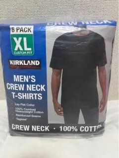 【新品・匿名配送】コストコ クルーネック黒Tシャツ カークランド 2枚 XL