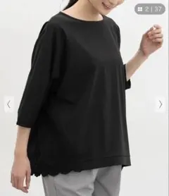 新品未使用タグ付き Honeys チュニック ブラックのサムネイル