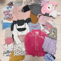 新品含む　女の子120 まとめ売り　ワンピース　レギンス　トップス 小物　大量