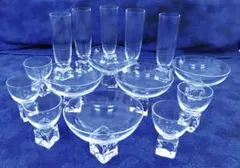 A. グラス3種類各5セット：全15個