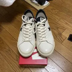 限定コンバース ワンスター レザー ビンテージ CP 日本製 クリーム/ブラック
