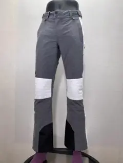 スキーウェア 女性用 グレー/ホワイト/ブラック
