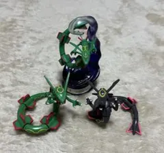 ポケモン　モンコレ　レックウザ　黒いレックウザ　リーメント　フィギュア