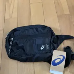 アシックス ウェストバッグ ブラック 3033B476