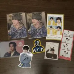 なにわ男子 長尾謙杜 トレカ＆ステッカーセット