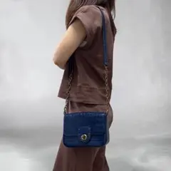美品】RALPH LAUREN ハンドバッグ クロコ型押しカガミ付き - メルカリ