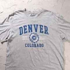 Stellar Apparel Tシャツ DENVER COLORADO グレー
