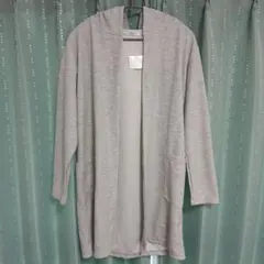 CINEMA CLUB グレー ロングカーディガン