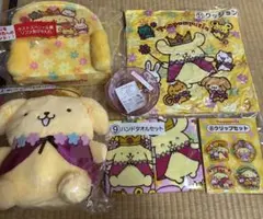 サンリオくじ ポムポムプリン ①かき氷機 ②ぬいぐるみ ⑧クリップ