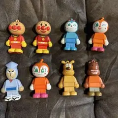 8体　アンパンマンブロックラボ　ガチャガチャ　人形　ドール　フィグ