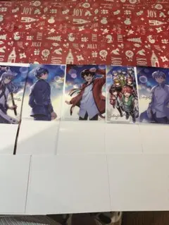 カラフルピーチ　クリアポスター　5枚セット