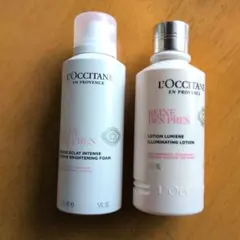 ロクシタンラディアントフェイスウォーター&クレンジングフォーム セット