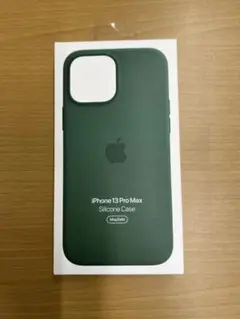 iPhone 13 Pro Max シリコンケース ダークグリーン