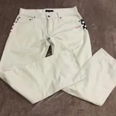 TOMMY メンズパンツ サイズL ゴルフウェア アイボリー