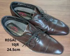 美品 REGAL 革靴 ブラウン レザー ビジネスシューズ 24.5cm