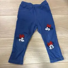ミニーマウス刺繍デニムレギンス
