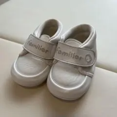 familiar ホワイト ベビーシューズ　12.0㎝