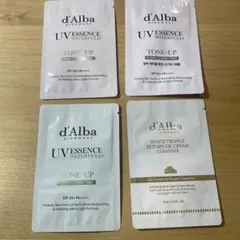 ダルバ　トーンアップサンクリーム　リターンオイルクリームクレンザー　サンプル