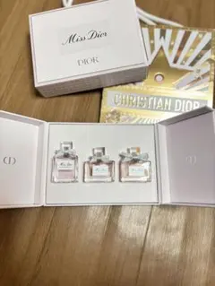 【新品未使用】ミス ディオール ワードローブ 3本セット