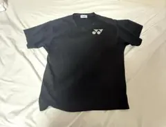 バドミントン Tシャツ 黒 ロゴ付き