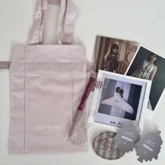 【新品未使用】Herlipto Gift Pouch ステッカー ボールペン