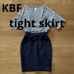 KBF ケービーエフ タイト スカート ブラック フリーサイズのサムネイル