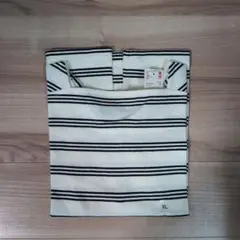 ストライプ Vネック 長袖Tシャツ XL