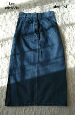 Lee with Vis　リー　ビス　デニム　タイト　ロングスカート