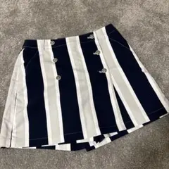 Munsingwear ストライプ柄 キュロットスカートのサムネイル