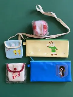 スーパープランニング、ペンケース、コインケース5点セット