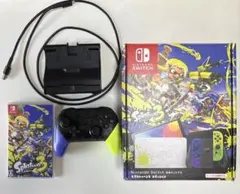 Switch有機ELスプラ3エディション&ソフト&Proコン&スタンド&おまけ付