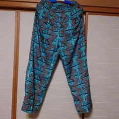 mede19f アフリカンプリント柄パンツ　新品　Mサイズのサムネイル