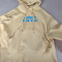 【ZARA X ディズニー】GOOFY FOR YOU ロゴパーカー イエロー