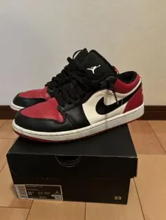 Air Jordan 1 Low ブラック/レッド/ホワイト 8